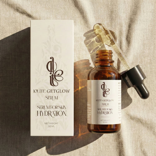 IOLITE GetGlow Hydration Serum – Hyaluronic Acid & Vitamin C Brightening Face Serum (30ml)